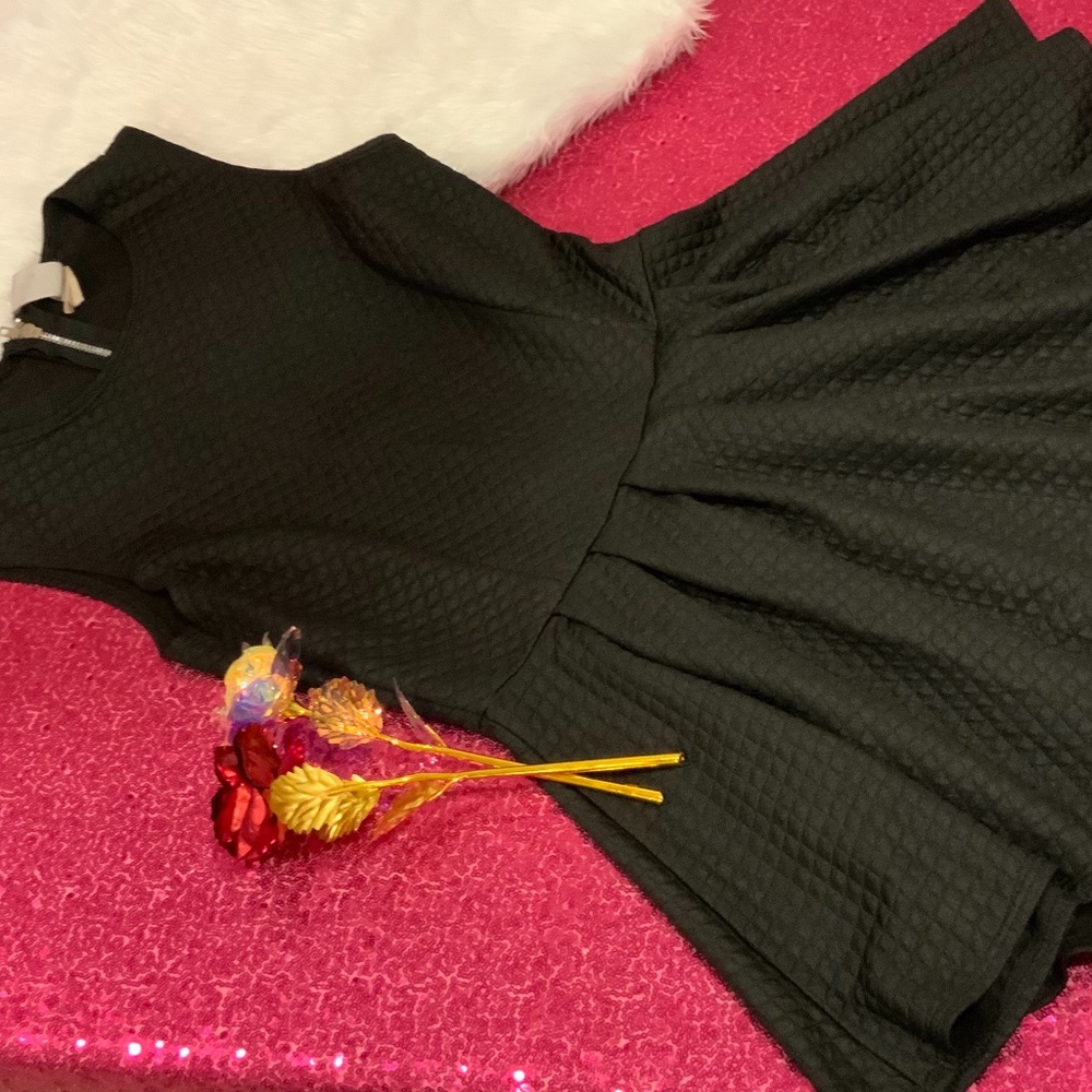 Short Black Party Dress High Low